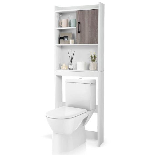 4-Tier Space-saving Toilet Sorage Cabinet with Open Shelves at Set Shop and Smile