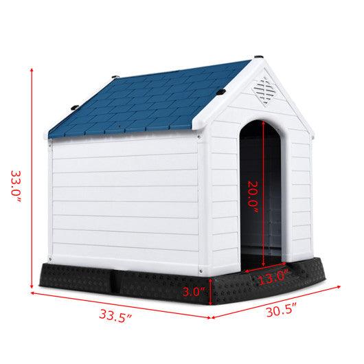 Plastic Waterproof Ventilate Pet Puppy House at Set Shop and Smile
