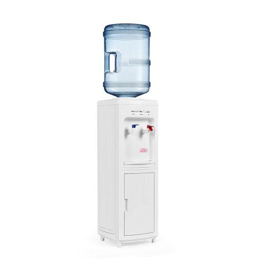 5 Gallons Hot and Cold Water Cooler Dispenser with Child Safety Lock at Set Shop and Smile