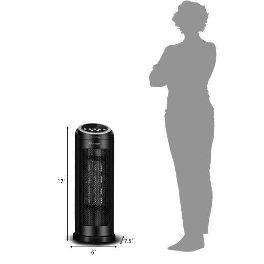 1500 W LED Portable Oscillating PTC Ceramic Space Heater at Set Shop and Smile