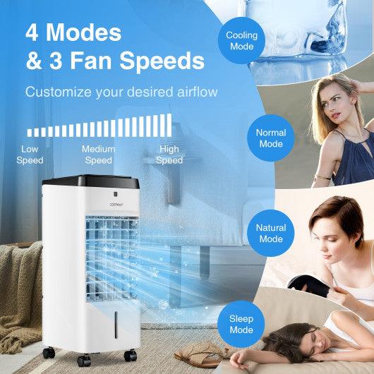 3-in-1 Evaporative Air Cooler with 4 Modes-White at Set Shop and Smile