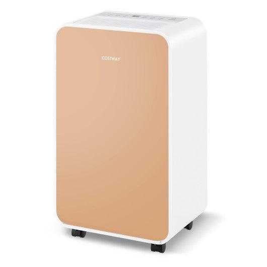 32 Pints/Day Portable Quiet Dehumidifier for Rooms up to 2500 Sq. Ft-Pink at Set Shop and Smile