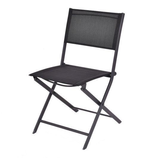 Set of 4 Outdoor Patio Folding Chairs at Set Shop and Smile