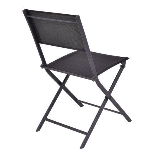 Set of 4 Outdoor Patio Folding Chairs at Set Shop and Smile