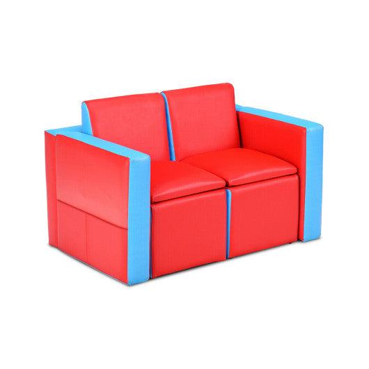 Multi-functional Kids Sofa Table Chair Set at Set Shop and Smile
