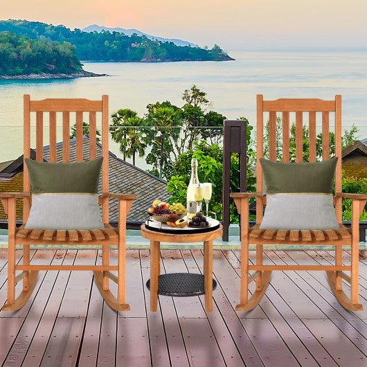 Outdoor Rocking Chair Single Rocker for Patio Deck at Set Shop and Smile