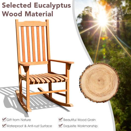 Outdoor Rocking Chair Single Rocker for Patio Deck at Set Shop and Smile