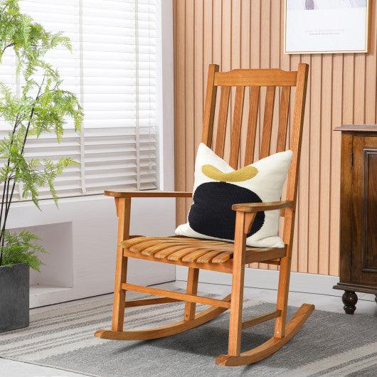 Outdoor Rocking Chair Single Rocker for Patio Deck at Set Shop and Smile