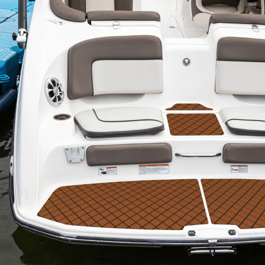EVA Foam Boat Decking Sheet with Diamond Shape for Boat Surfboard-Brown at Set Shop and Smile