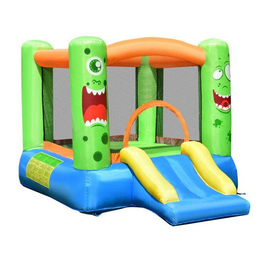 Inflatable Bounce House Jumper Castle Kid's Playhouse without Blower at Set Shop and Smile