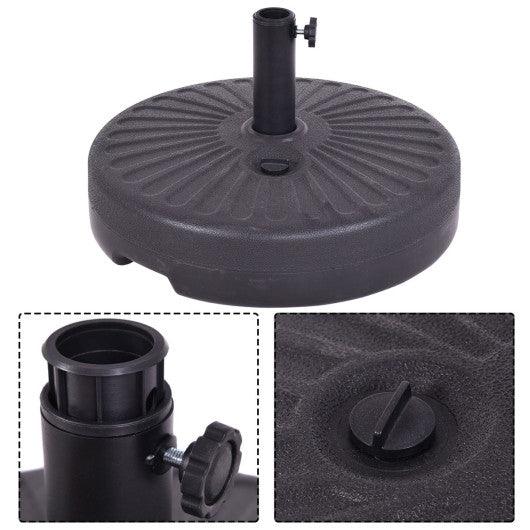 20 Inch Round 23L Water Filled Umbrella Base at Set Shop and Smile