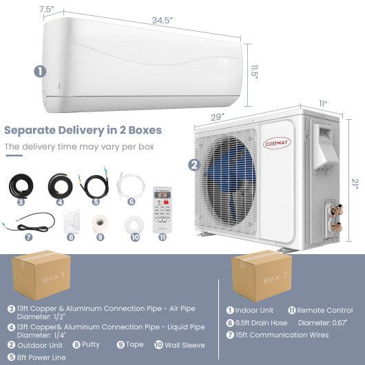 12000 BTU 20 SEER2 115V Ductless Mini Split Air Conditioner at Set Shop and Smile