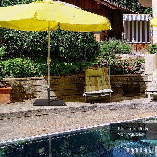 20 Inches Patio Umbrella Base with 4 Adjustable Footpads at Set Shop and Smile
