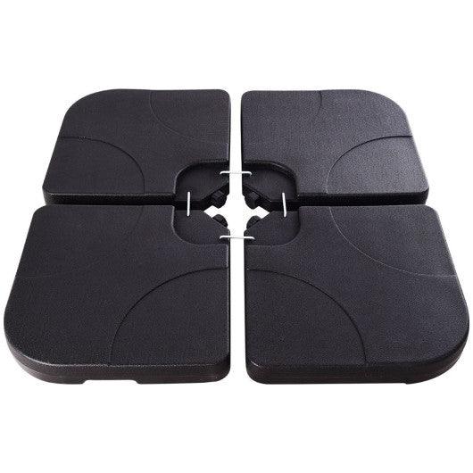 20 Inch Patio Offset Water Filled Plate Umbrella Base Sand at Set Shop and Smile
