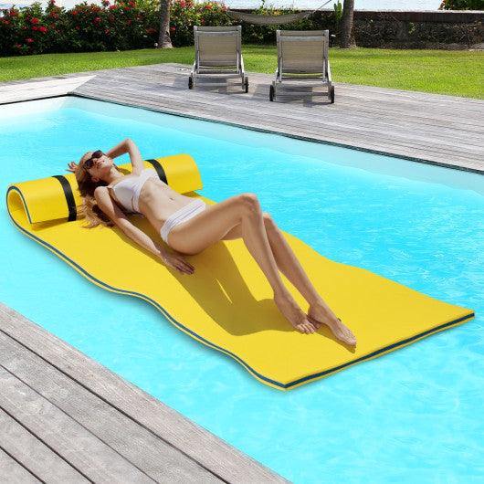 3-Layer Relaxing Tear-proof Water Mat-Yellow at Set Shop and Smile