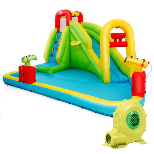 Outdoor Inflatable Water Bounce House with 480W Blower at Set Shop and Smile