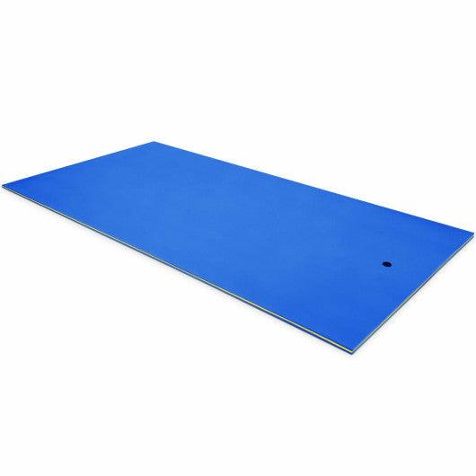 12 x 6 Feet 3 Layer Floating Water Pad-Blue at Set Shop and Smile