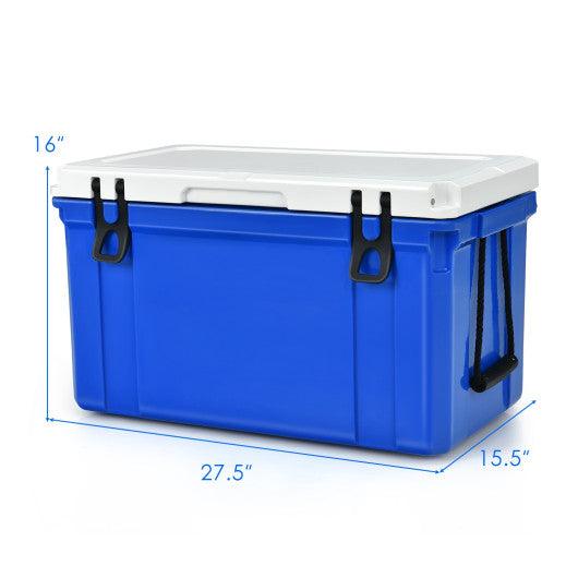 58 Quart Leak-Proof Portable Cooler Ice Box for Camping-Blue at Set Shop and Smile