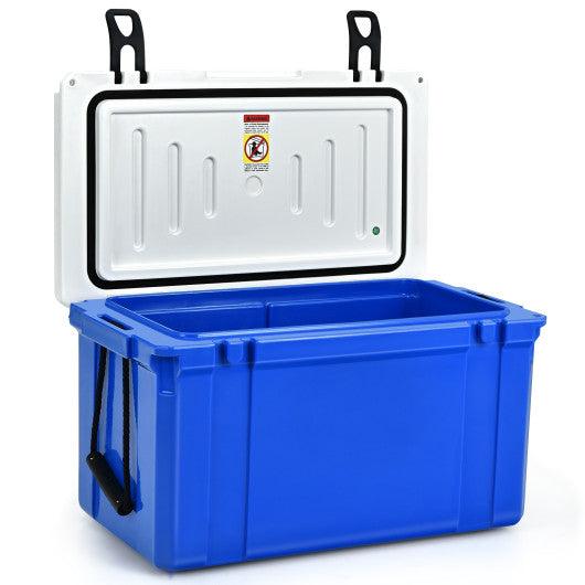 58 Quart Leak-Proof Portable Cooler Ice Box for Camping-Blue at Set Shop and Smile