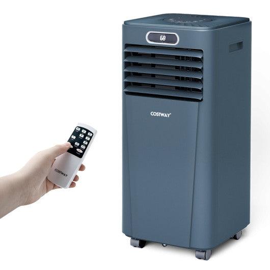 8000BTU 3-in-1 Portable Air Conditioner with Remote Control-Dark Blue at Set Shop and Smile