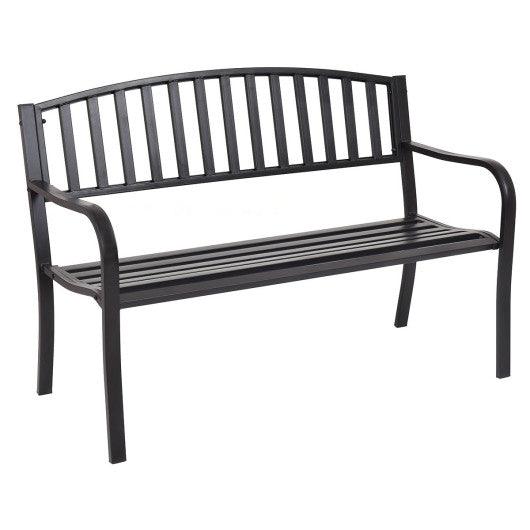 50 Inch Patio Garden Bench Loveseats for Outdoor at Set Shop and Smile