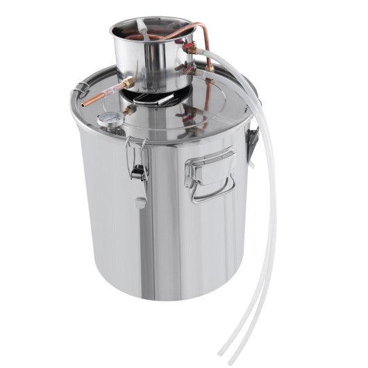 10 Gal 40 L Water Alcohol Distiller with Circulating Pump-10 Gal at Set Shop and Smile