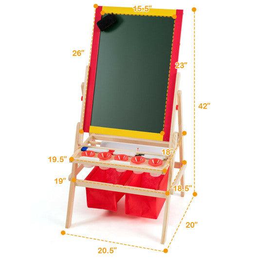 Flip-Over Double-Sided Kids Art Easel at Set Shop and Smile