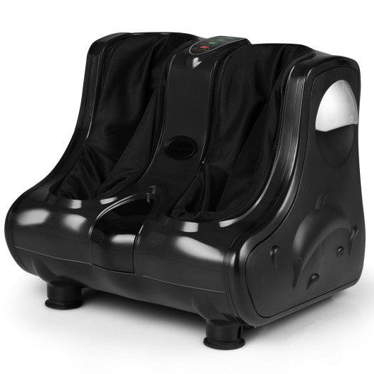 Foot and Calf Massager with Heat Vibration Deep Kneading and Shiatsu-Black at Set Shop and Smile