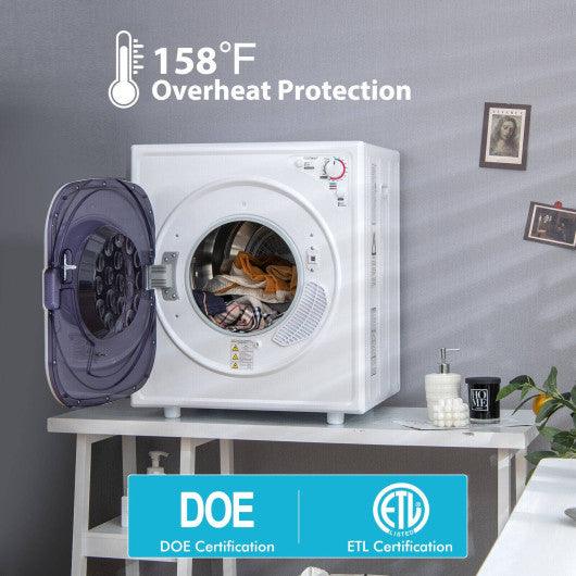 1500W Compact Laundry Dryer with Touch Panel-White at Set Shop and Smile