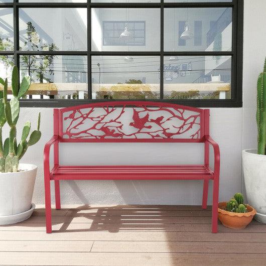 Patio Garden Bench Park Yard Outdoor Furniture at Set Shop and Smile