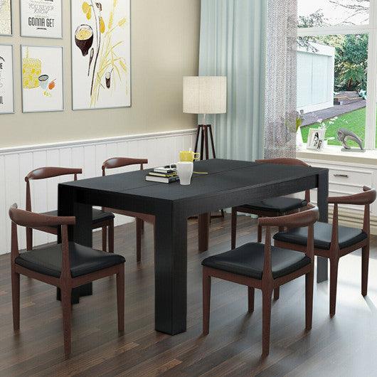 63 Inch Rectangular Modern Dining Kitchen Table for 6 People at Set Shop and Smile