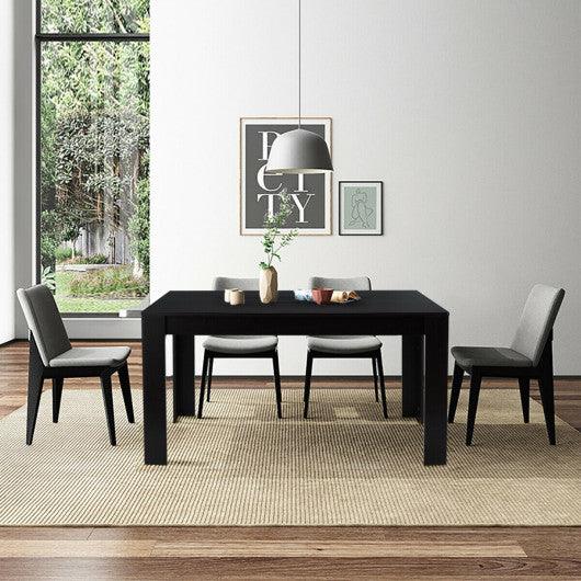 63 Inch Rectangular Modern Dining Kitchen Table for 6 People at Set Shop and Smile