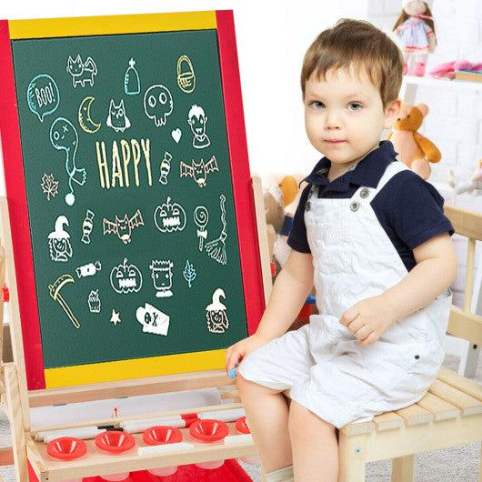 Flip-Over Double-Sided Kids Art Easel at Set Shop and Smile