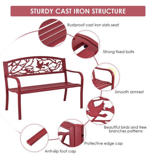 Patio Garden Bench Park Yard Outdoor Furniture at Set Shop and Smile