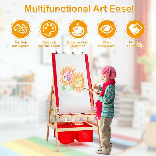 Flip-Over Double-Sided Kids Art Easel at Set Shop and Smile