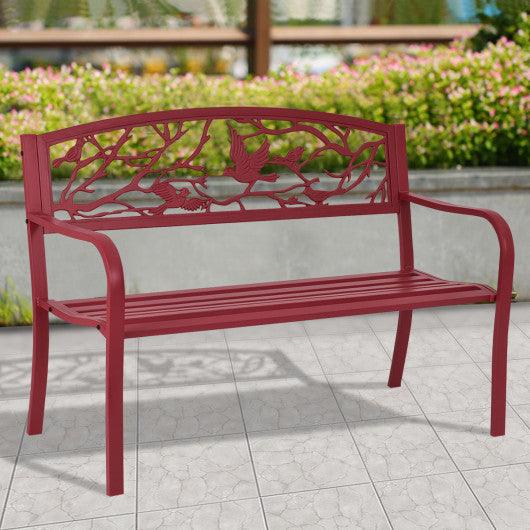 Patio Garden Bench Park Yard Outdoor Furniture at Set Shop and Smile