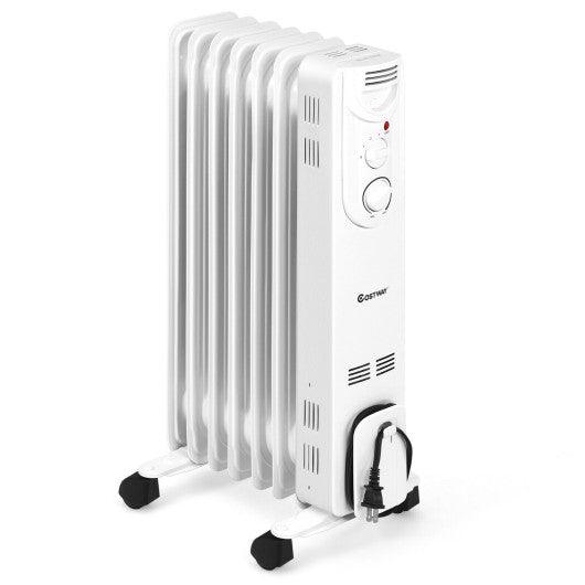 1500W Electric Space Heater with 3 Heat Settings and Safe Protection at Set Shop and Smile