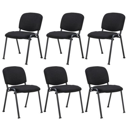 Office Chair with Metal Frame and Padded Cushions for Conference Room-Set of 5 at Set Shop and Smile