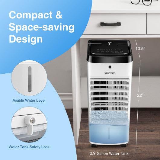 3-in-1 Evaporative Air Cooler with 4 Modes-White at Set Shop and Smile