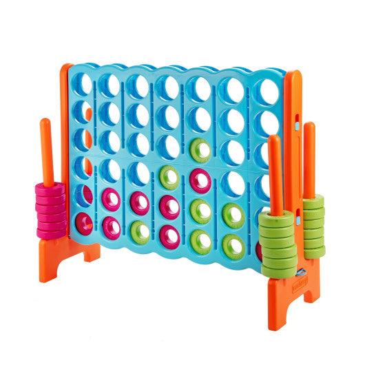 4 in A Row 4-to-Score Giant Jumbo Game Set for Family Party Holiday at Set Shop and Smile