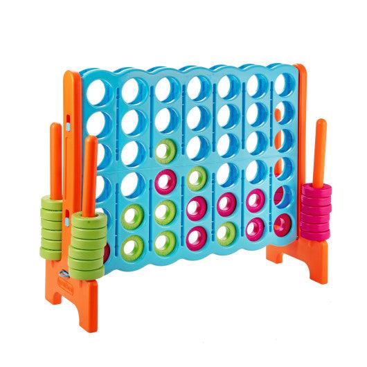 4 in A Row 4-to-Score Giant Jumbo Game Set for Family Party Holiday at Set Shop and Smile
