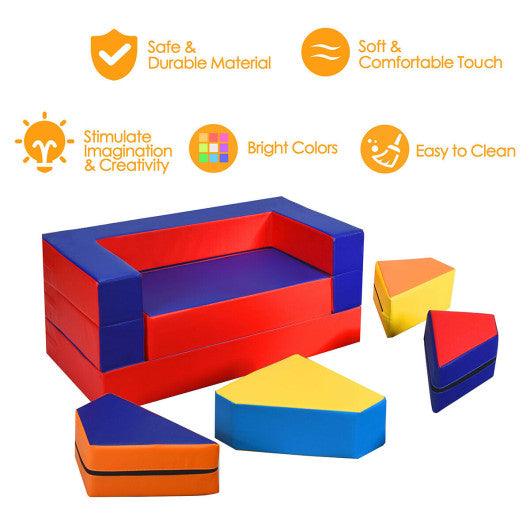 4-in-1 Crawl Climb Foam Shapes Toddler Kids Playset at Set Shop and Smile