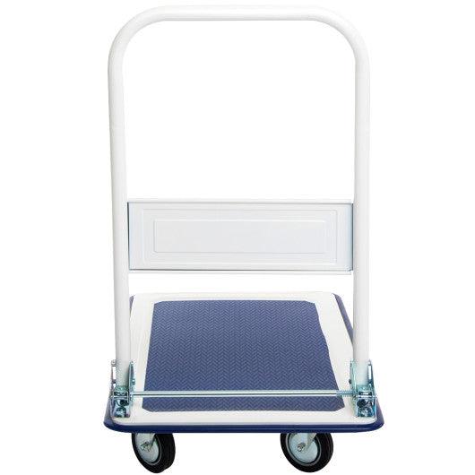 330 lbs Platform Cart Dolly Foldable Warehouse Push Hand Truck at Set Shop and Smile