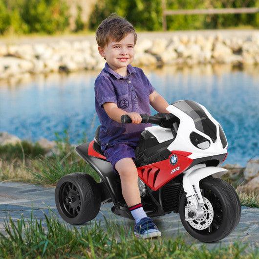 6V Kids 3 Wheels Riding BMW Licensed Electric Motorcycle-Red at Set Shop and Smile