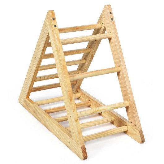 Wooden Triangle Climber for Toddler Step Training at Set Shop and Smile