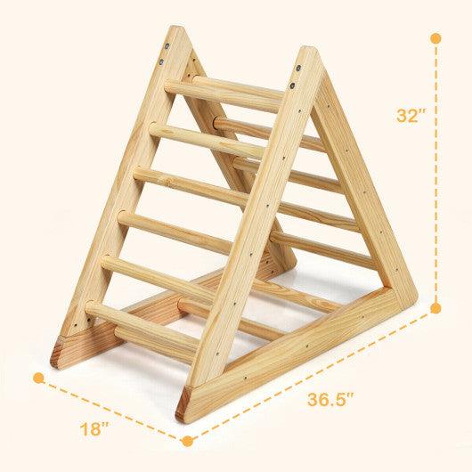 Wooden Triangle Climber for Toddler Step Training at Set Shop and Smile