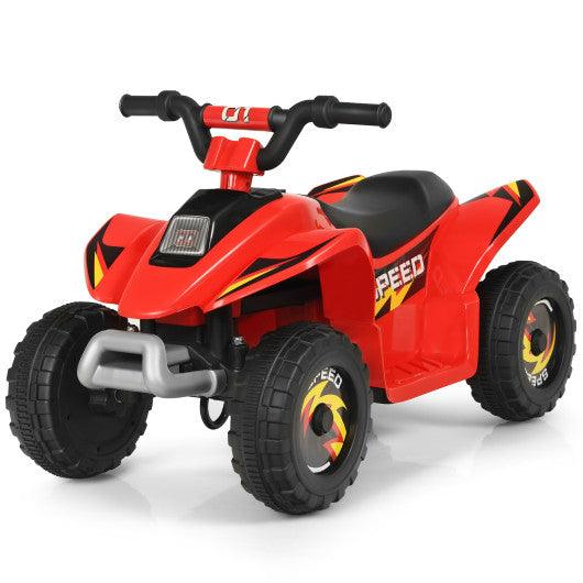 6V Kids Electric ATV 4 Wheels Ride-On Toy -Red at Set Shop and Smile