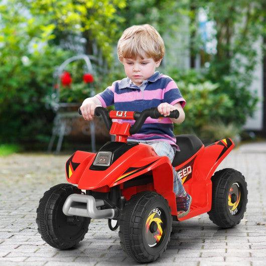 6V Kids Electric ATV 4 Wheels Ride-On Toy -Red at Set Shop and Smile