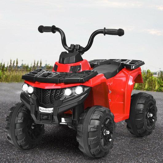 6V Battery Powered Kids Electric Ride on ATV-Red at Set Shop and Smile