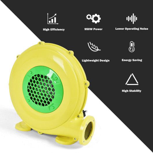 480 W 0.6 HP Air Blower Pump Fan for Inflatable Bounce House at Set Shop and Smile
